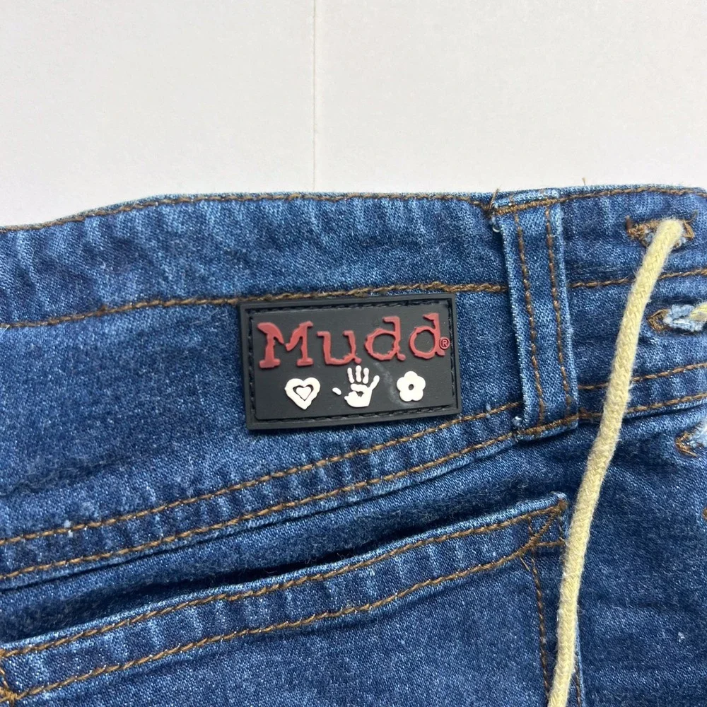 Vintage Y2K Mudd Lace-Up Waist Capri Pedal Pushers